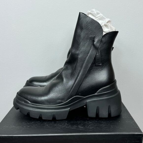 New Saint G Hayden Boot in Black Leather Women's Size EU 37 - Picture 4 of 8